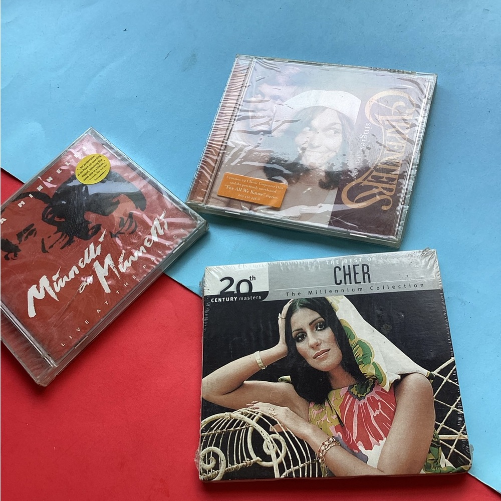 3 CD’s NWT Cher The Carpenters Liza Minnelli